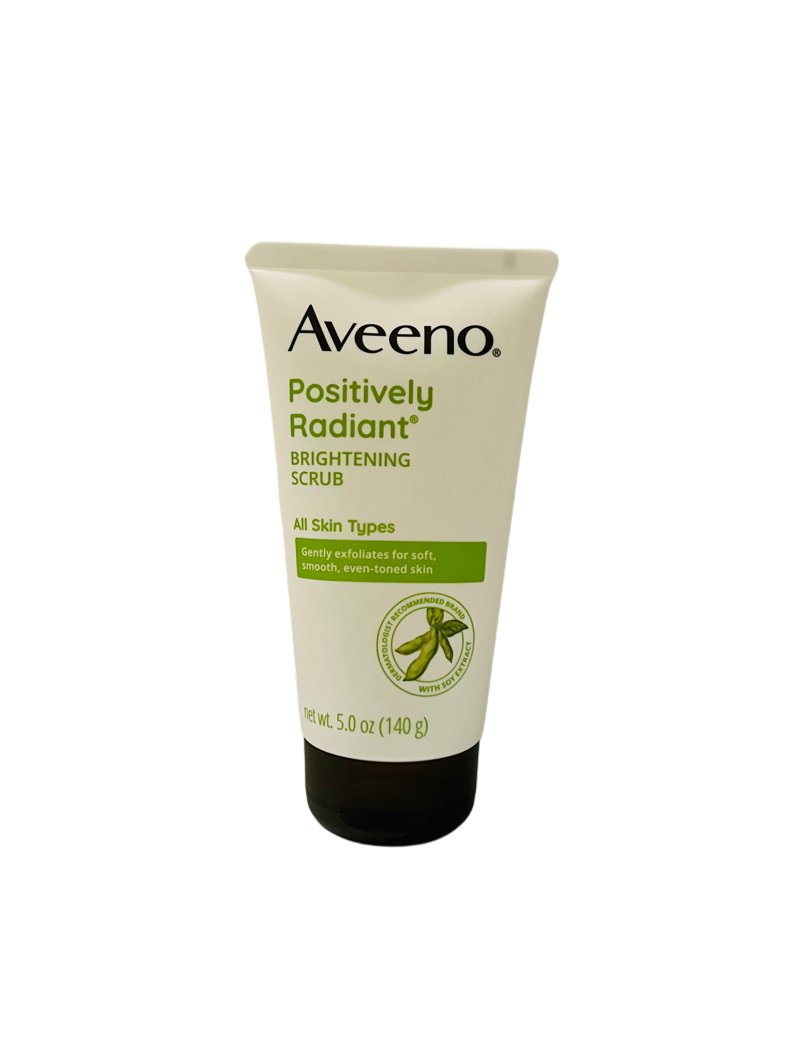 AVEENO POSITIVELY RADIANT BRIGHTENING & EXFOLIATING SCRUB 5 OZ