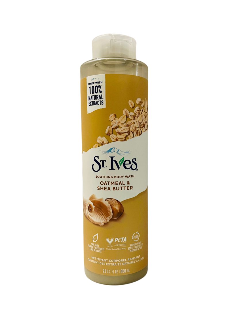ST. IVES SOOTHING BODY WASH OATMEAL AND SHEA BUTTER 22 OZ